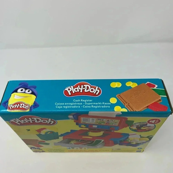 Play-Doh Cash Register Toy 4 Non-Toxic Play-Doh Colors New Sealed Box - Picture 5 of 7